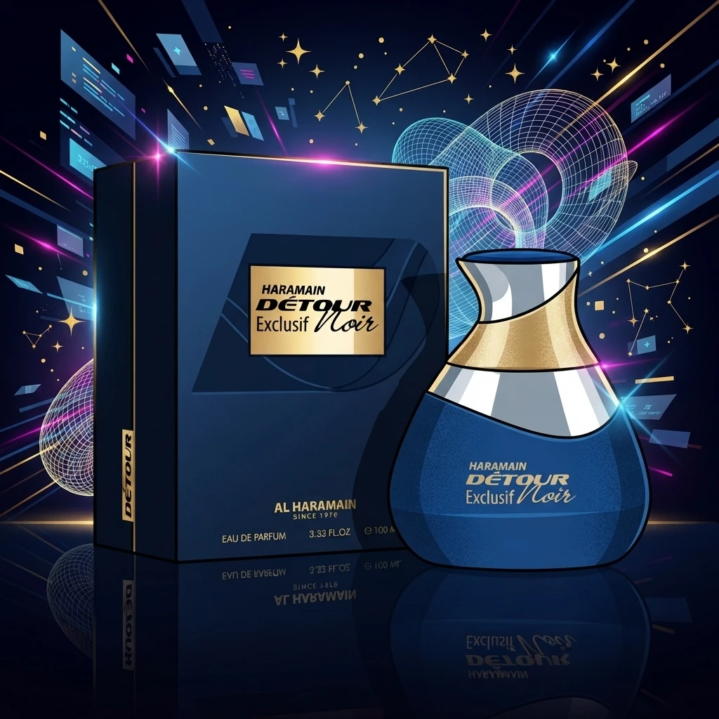 Al Haramain Détour Noir Exclusif Ep 100 Vp Unisex Distributore