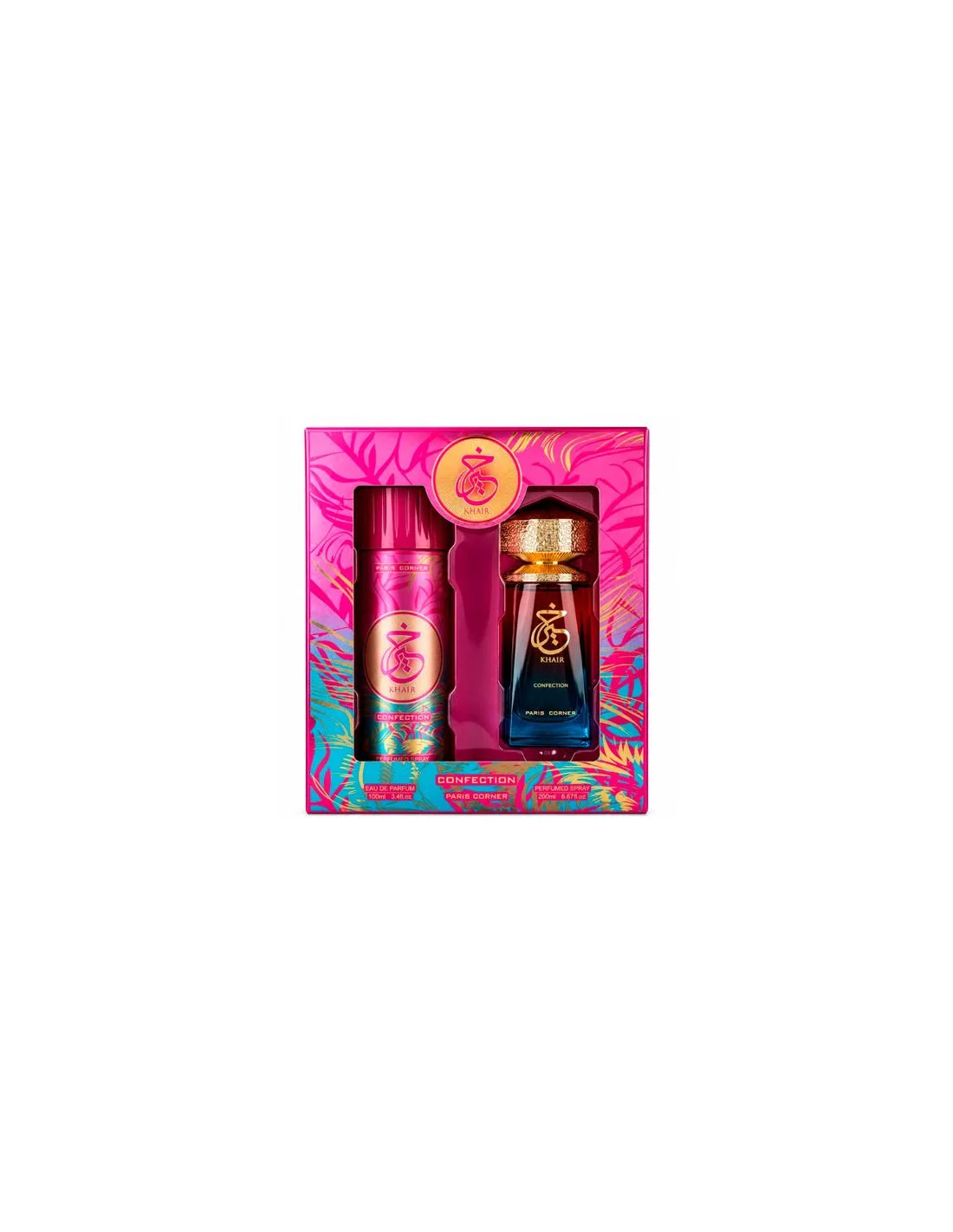 Paris Corner Khair Confection Edp Spray 100ml Sets Deodorante Spray 200ml